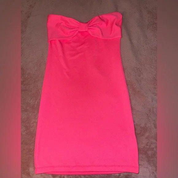 Charlotte Russe Dresses | #Pink Tube #Top #Dress | Color: Pink | Size: S | Pm-55146648's Closet